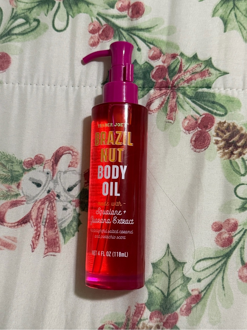 Trader Joe's Ultra Rich Brazil Nut Body Oil 4 fl oz/118 ml